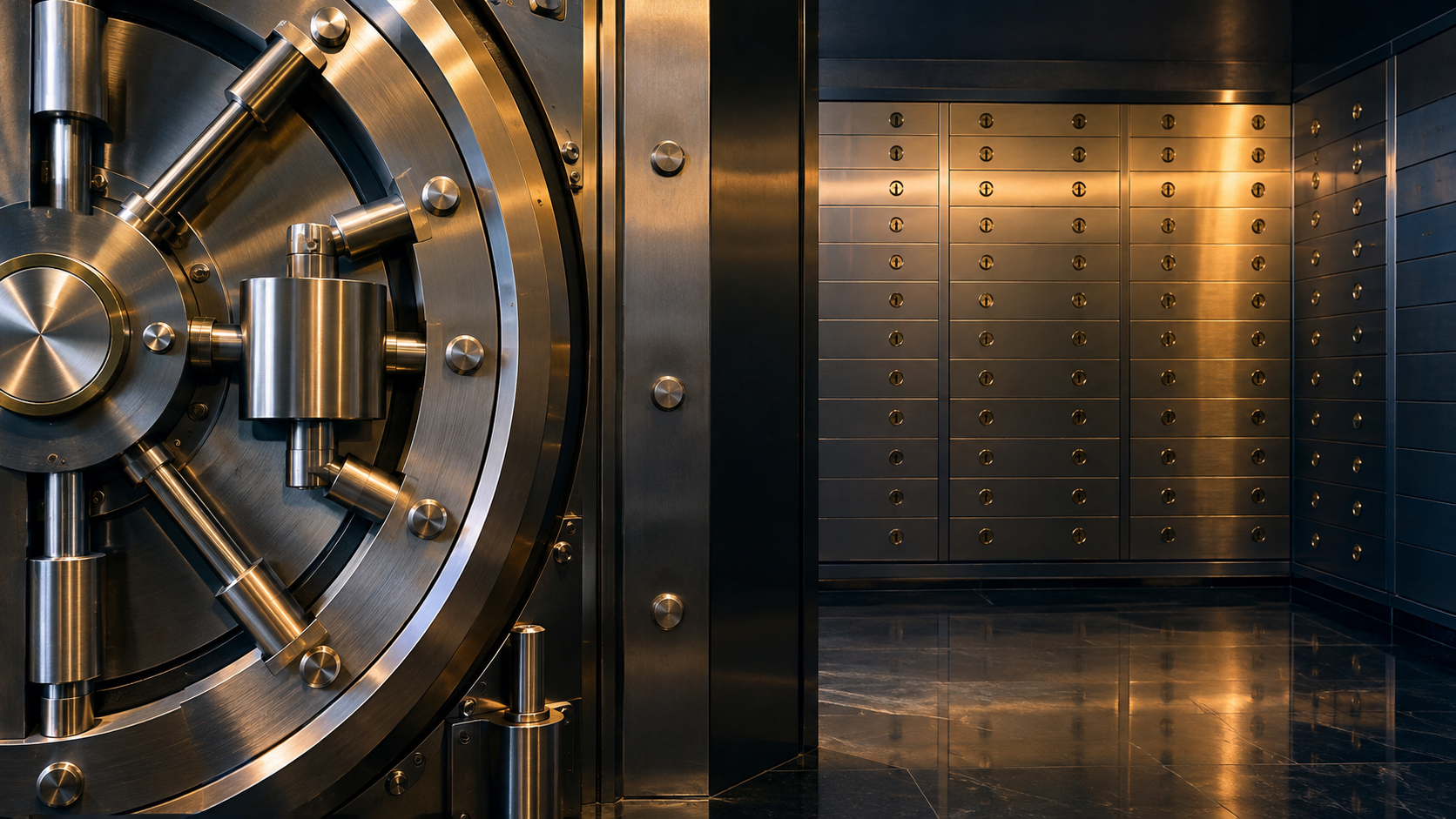 Illustrative secure vault interior